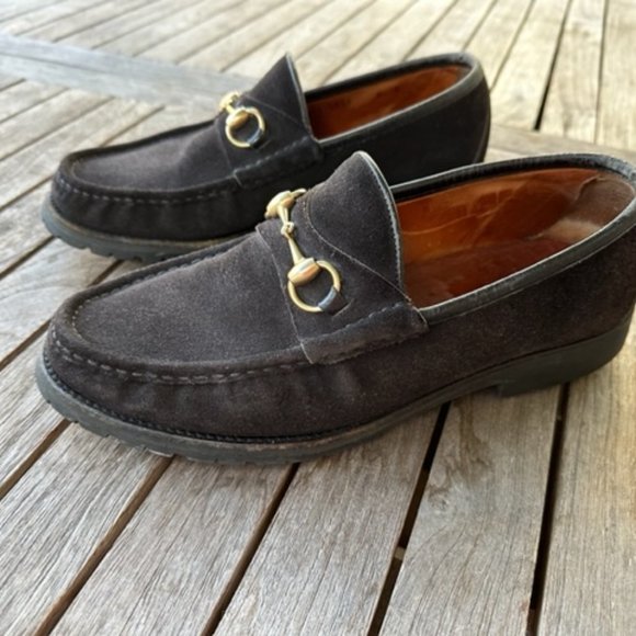 Men\'s Brown Suede Gucci Loafers main image 4